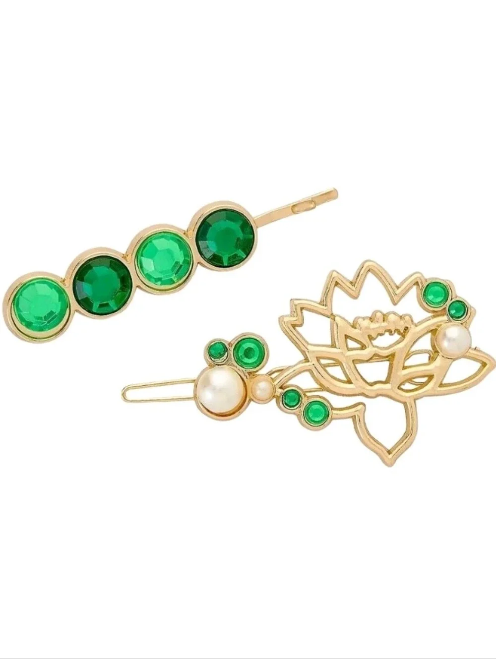 Disney Princess Tiana Accessory Set  Princess & The Frog Hair Clip Set New